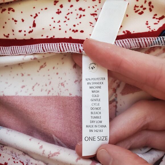 NEW LuLaRoe Red Uncle Sam Leggings - Picture 7 of 7